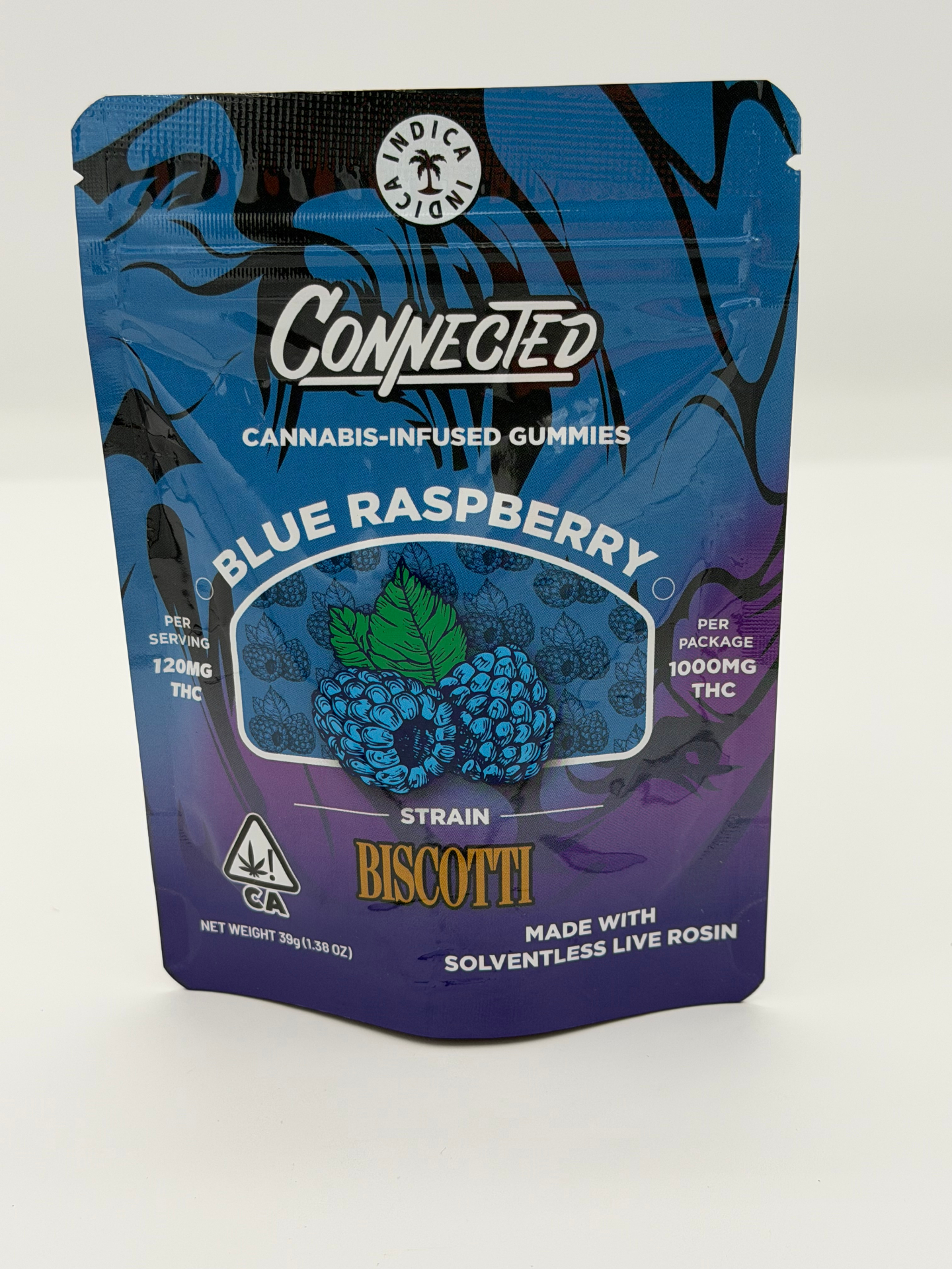 Blue Raspberry · 1000mg Indica
