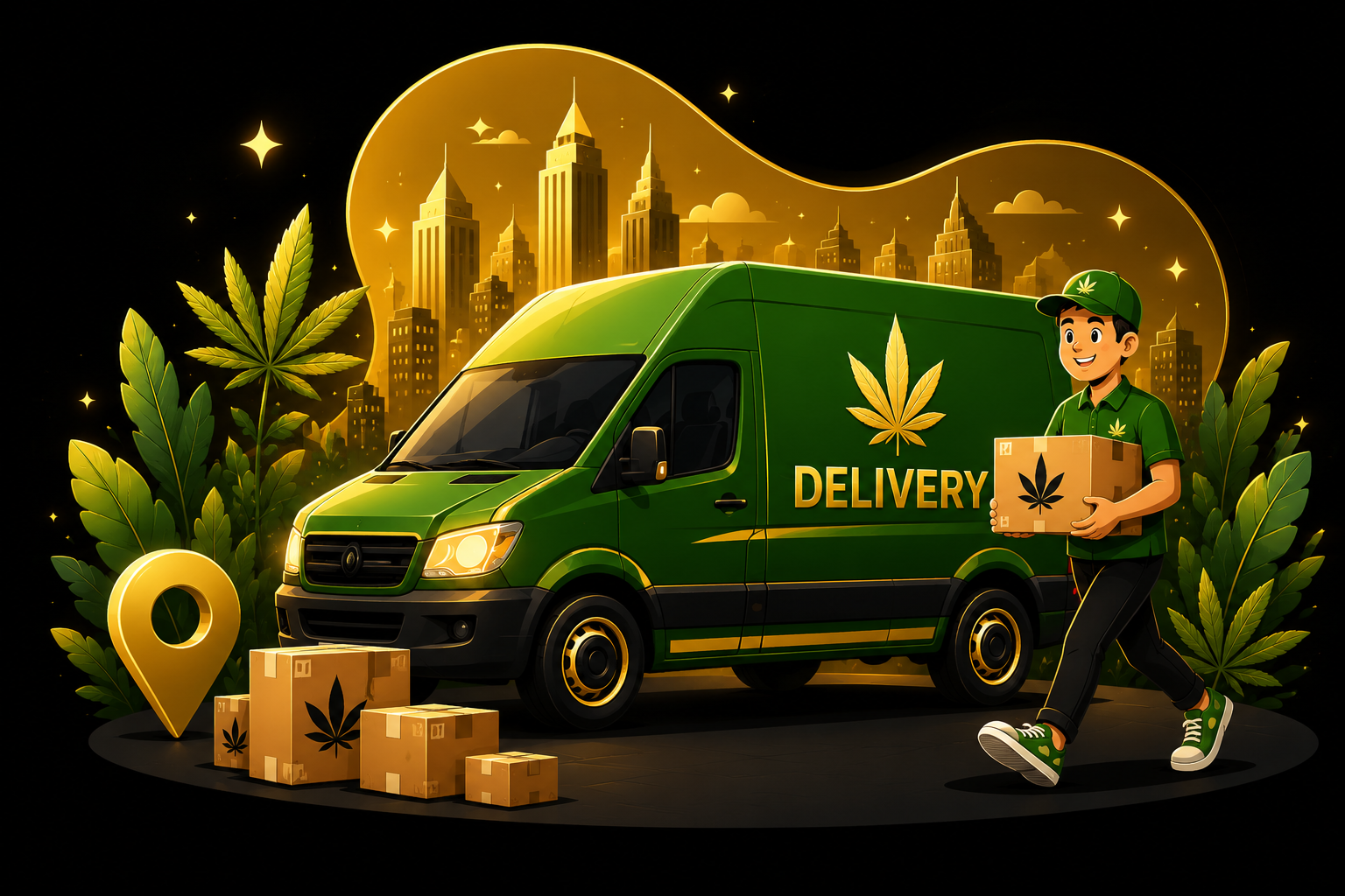 Gaz Station Delivery cannabis delivery driver in Staten Island